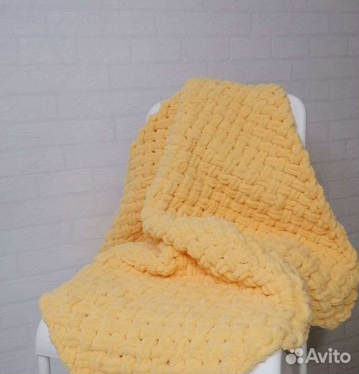 Плед детский плюшевый из Ализе пуффи 80*80