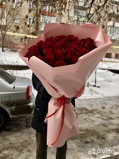 Роза метровая.Цветы Доставка