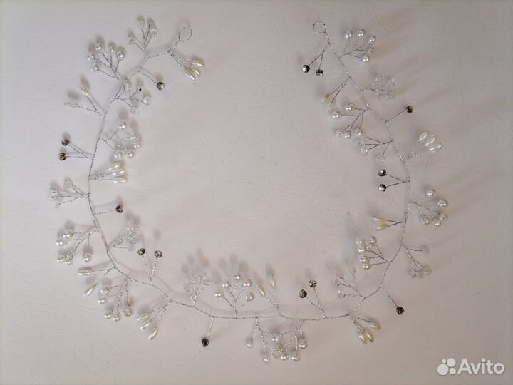 Свадебное украшения прически