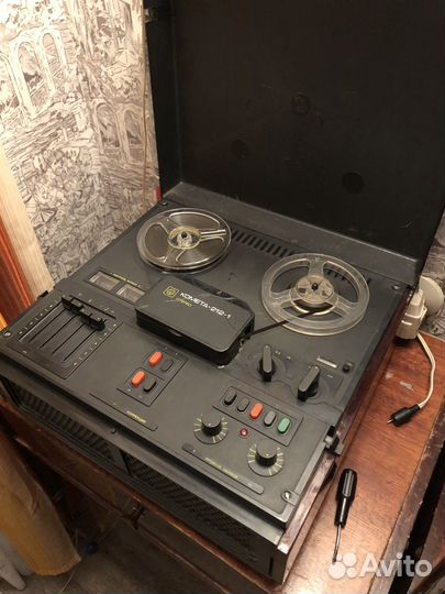 Катушечный магнитофон комета 212-1 стерео