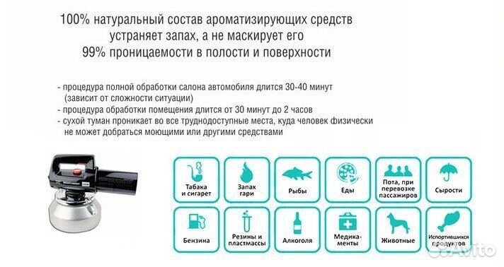 Сухой туман и озон