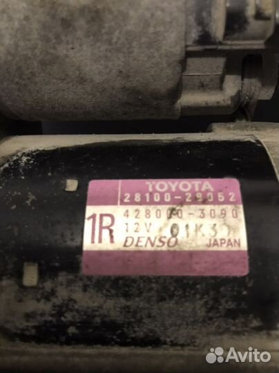 Стартер на toyota rav 4