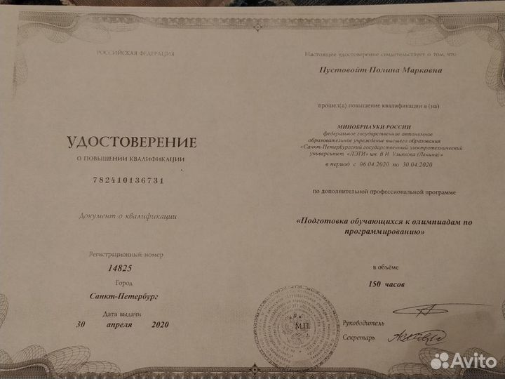 Репетитор по информатике и программированию