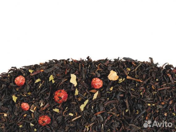 Черный чай с добавками Чай с брусникой
