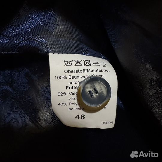 Мужской пиджак френч h.moser salzburg 48