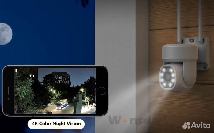 Вай фай камера уличная 4 Мп качественная картинка