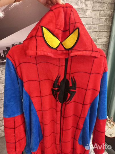 Костюм человека паука(взрослый и детский)
