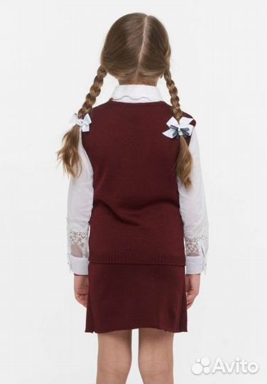 Жилетка для девочки школьная