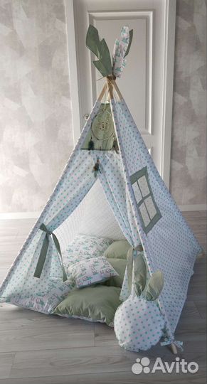 Детский виг-вам /палатка, полный комплект новый