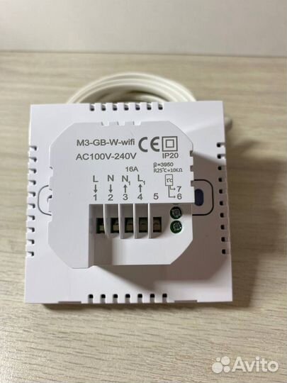 Сенсорный терморегулятор термостат для теплого пол