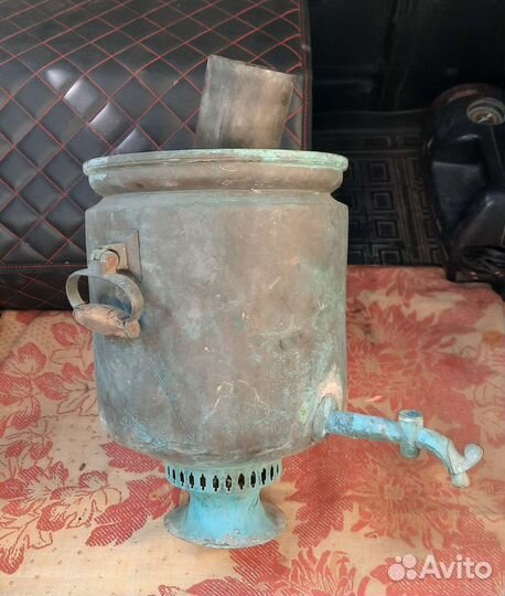 Самовар на дровах старинный