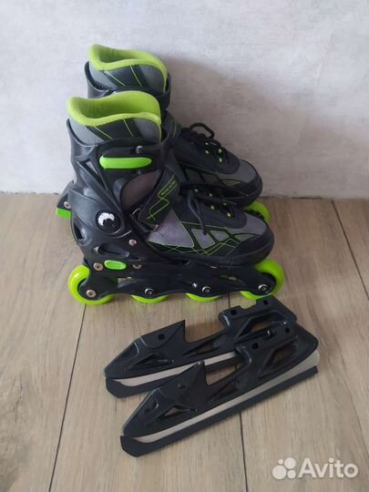 Роликовые коньки детские раздвижные
