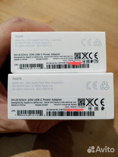 Адаптер Apple USB-C Power 20W оригинал