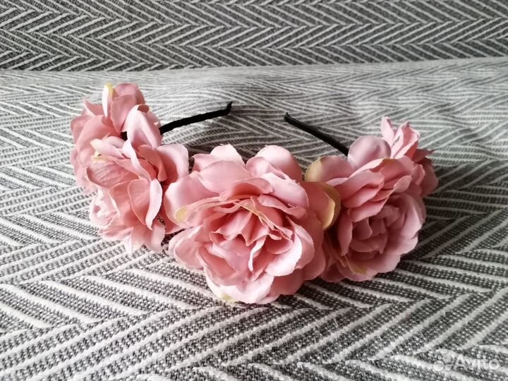 Венок на голову из цветов