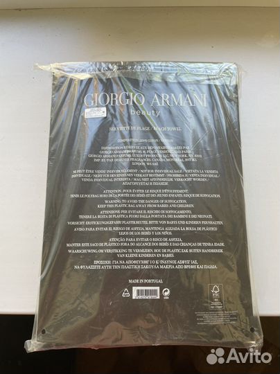 Полотенце Giorgio Armani оригинал