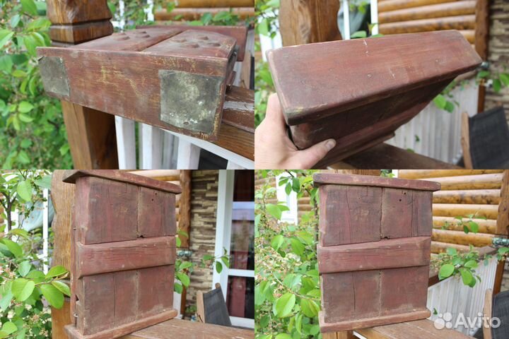 Старинная Икона Триптих Складень Илья Пророк Север