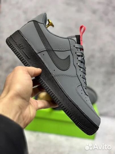 Nike Air Force 1'07 Grey с мехом (43р)