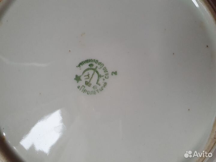 Антикварная тарелка 