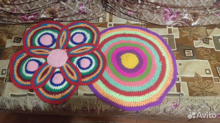 Вязанные коврики