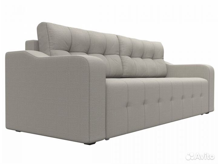 Диван прямой Лиссабон, рогожка, амур бежевый