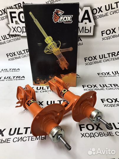Передние стойки Fox лада приора ваз, на приору