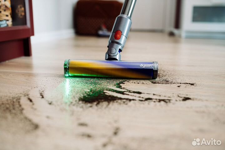 Щетка Fluffy с лазером для Dyson V12 / V15