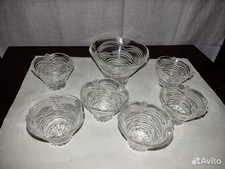 Стаканы,бокалы,салатники хрусталь