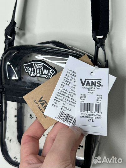 Барсетка vans прозрачная