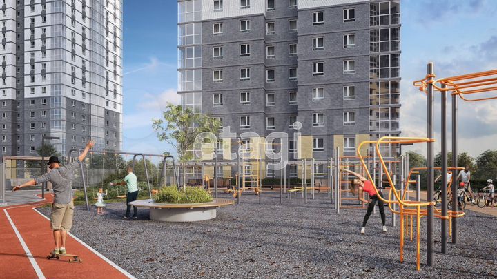 Квартира-студия, 43,6 м², 10/24 эт.