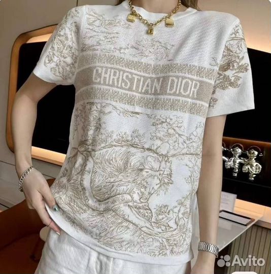 Женская Футболка Dior