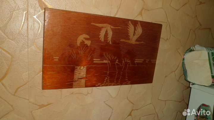 Картины СССР на дереве