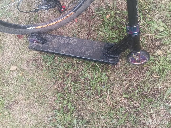 Трюковой самокат tech team old boy