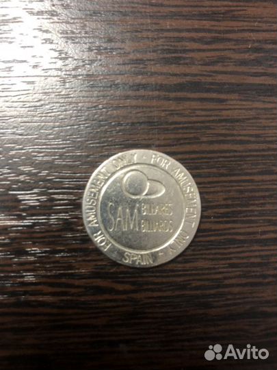 Жетон SAM billares billiards Испания