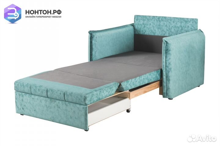 Кресло выкатное Виола светло-бирюзовое