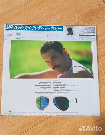 Freddie mercury queen Mr. Bad Guy LP OBI Japan