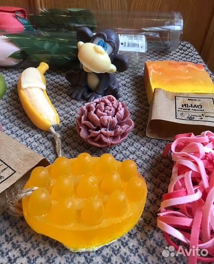 Натуральное мыло (мед травы оливковое масло абрико