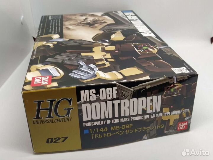 Сборная модель робота HG MS-09F от bandai Япония