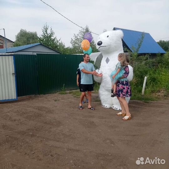 Белый мишка поздравление день рождения