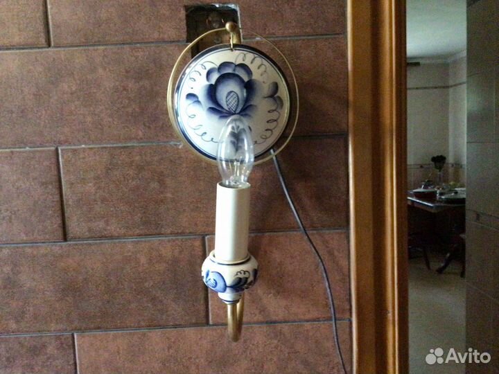 Светильник настенный Гжель