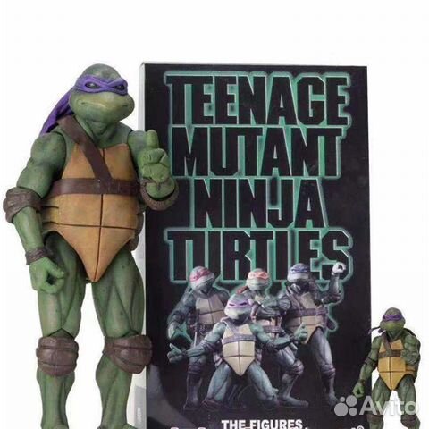 Фигурки-набор Черепашки ниндзя из Фильма Neca