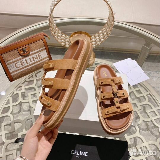 Шлепки женские celine