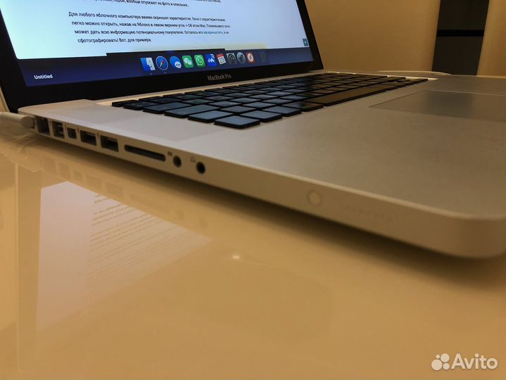 MacBook Pro 15,4-inch 2012/SSD 480Gb/8G/Core i7