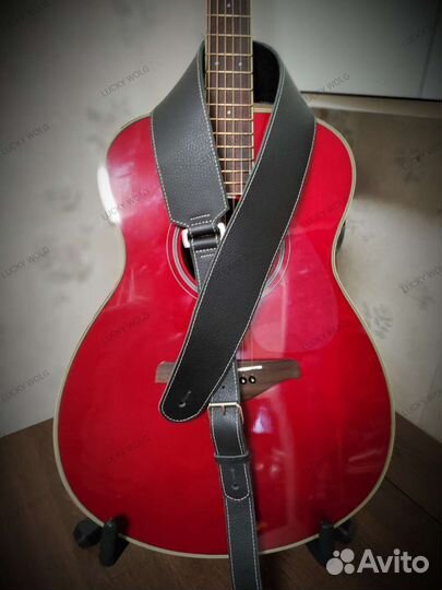 Ремень для гитары, кожа