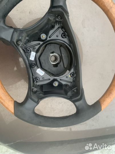 Руль мерседес w220 дерево