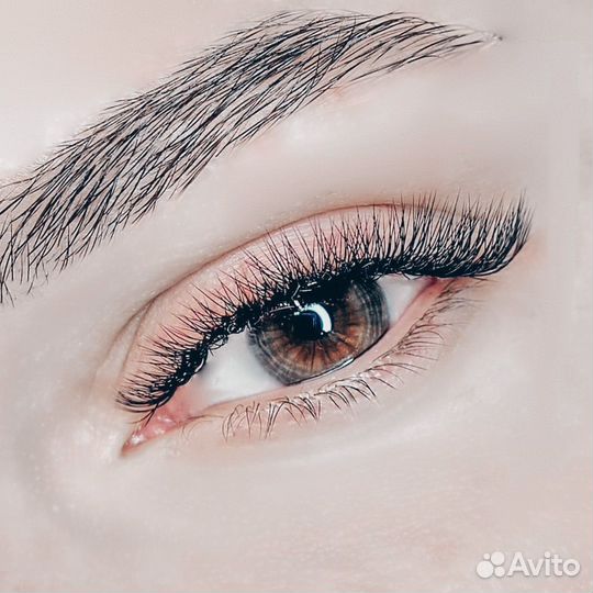 Наращивание ресниц,ламинирование бровей