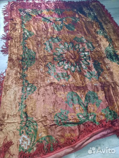 Скатерть покрывало плюш СССР