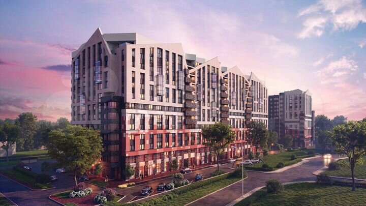 2-к. квартира, 73,4 м², 11/13 эт.