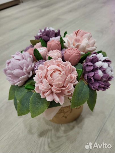 Букет из мыла ручной работы