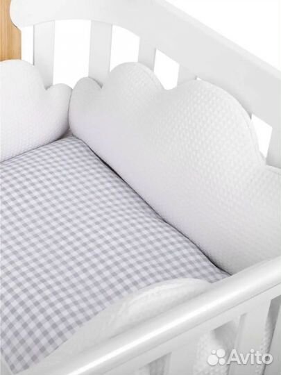 Бортики в кроватку happy baby