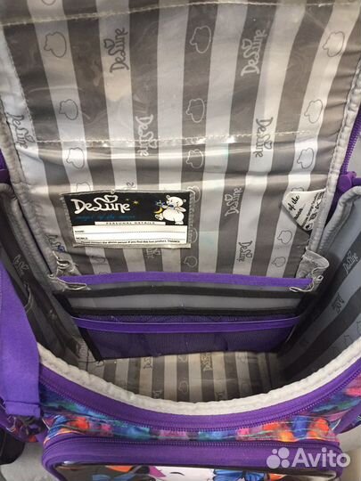 Школьный ранец Delune с мешком д/обуви+ мишка